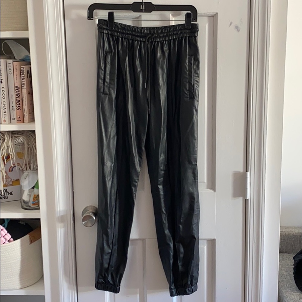 Blank NYC Vegan Leather Jogger - Picture 2 of 5